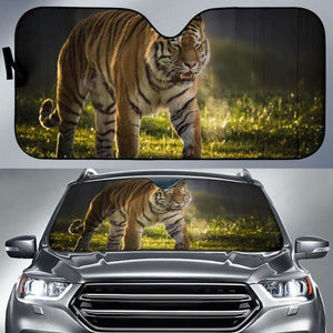 Tiger Vladimir Yorkshire Wildlife Park 5K Car Sun Shade 172609 - YourCarButBetter