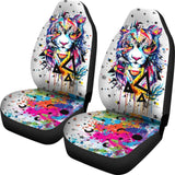 Tiger Watercolor Painting Car Seat Covers 174510 - YourCarButBetter