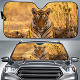 Tiger With Dangerous Silence Car Auto Sun Shades 212503 - YourCarButBetter