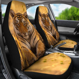 Tiger With Dangerous Silence Car Seat Covers 212503 - YourCarButBetter