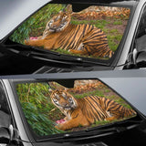 Tiger Zoo 4K Car Sun Shade 172609 - YourCarButBetter