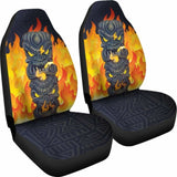 Tiki Fire Background Car Seat Covers Amazing 105905 - YourCarButBetter