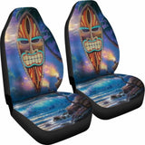 Tiki Night Background Car Seat Covers Amazing 105905 - YourCarButBetter