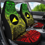 Tokelau Car Seat Cover - Tokelau Coat Of Arms Polynesian Reggae Style 105905 - YourCarButBetter