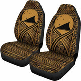 Tokelau Car Seat Cover - Tokelau Flag Polynesian Tattoo Gold - 9 174914 - YourCarButBetter