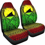 Tokelau Car Seat Cover - Tokelau Flag Polynesian Tattoo Reggae - 9 174914 - YourCarButBetter