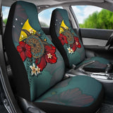 Tokelau Car Seat Covers Blue Turtle Tribal Amazing 091114 - YourCarButBetter