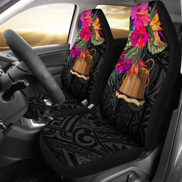 Tokelau Car Seat Covers - Polynesian Hibiscus Pattern - 232125 - YourCarButBetter