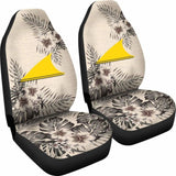 Tokelau Car Seat Covers The Beige Hibiscus (Set Of Two) 7 232125 - YourCarButBetter