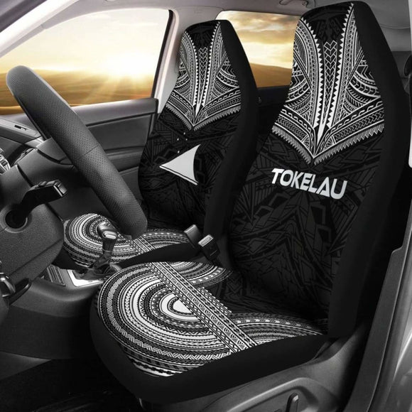 Tokelau Polynesian Chief Car Seat Cover Black Version 105905 - YourCarButBetter