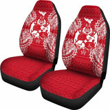 Tonga Car Seat Cover - Tonga Coat Of Arms Map Red White - 105905 - YourCarButBetter