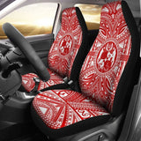 Tonga Car Seat Cover - Tonga Coat Of Arms Polynesian Flag Color 10 181703 - YourCarButBetter