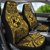 Tonga Car Seat Cover - Tonga Coat Of Arms Polynesian Gold Black 10 181703 - YourCarButBetter