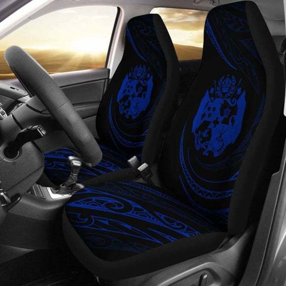 Tonga Car Seat Covers - Blue - Frida Style - 181703 - YourCarButBetter