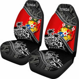 Tonga Car Seat Covers - Tonga Coat Of Arms Fall In The Wave - 9 1 181703 - YourCarButBetter