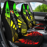 Tonga Car Seat Covers - Tonga Coat Of Arms Polynesian Tattoo Reggae - 09 181703 - YourCarButBetter