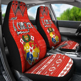 Tonga Car Seat Covers - Tonga Coat Of Arms Tribal - 4 1 181703 - YourCarButBetter