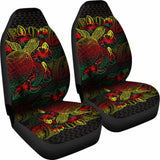 Tonga Car Seat Covers - Tonga Coat Of Arms Turtle Hibiscus Reggae - New 091114 - YourCarButBetter