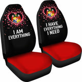 Tonga Car Seat Covers Couple Valentine Everthing I Need (Set Of Two) 181703 - YourCarButBetter