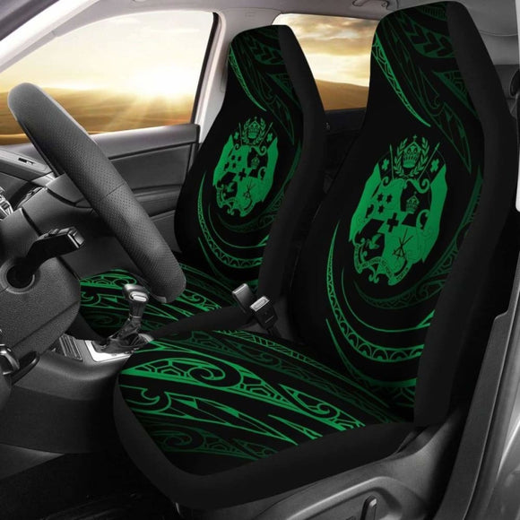 Tonga Car Seat Covers - Green - Frida Style - 181703 - YourCarButBetter