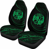 Tonga Car Seat Covers - Green - Frida Style - 181703 - YourCarButBetter