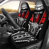 Tonga Car Seat Covers - It’S In My Dna Red Color - 20 181703 - YourCarButBetter