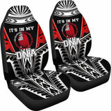 Tonga Car Seat Covers - It’S In My Dna Red Color - 20 181703 - YourCarButBetter