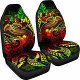 Tonga Car Seat Covers - Reggae Shark Polynesian Tattoo - 102802 - YourCarButBetter
