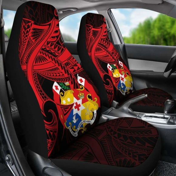 Tonga Car Seat Covers - Seal Tonga With Curve Patterns - 181703 - YourCarButBetter