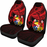 Tonga Car Seat Covers - Seal Tonga With Curve Patterns - 181703 - YourCarButBetter