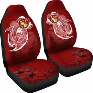 Tonga Car Seat Covers Shark Coat Of Arms 4 102802 - YourCarButBetter