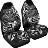 Tonga Car Seat Covers - White Shark Polynesian Tattoo - 102802 - YourCarButBetter