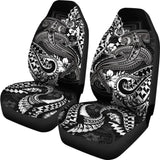 Tonga Car Seat Covers - White Shark Polynesian Tattoo - 102802 - YourCarButBetter