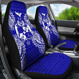 Tonga Polynesia Car Seat Cover Map Blue 39 181703 - YourCarButBetter