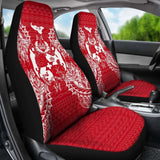 Tonga Polynesia Car Seat Cover Map Red White 39 181703 - YourCarButBetter