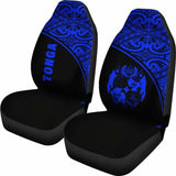 Tonga Polynesian Car Seat Covers - Blue Curve - 11 181703 - YourCarButBetter