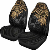 Tonga Polynesian Car Seat Covers - Golden Turtle - Amazing 091114 - YourCarButBetter