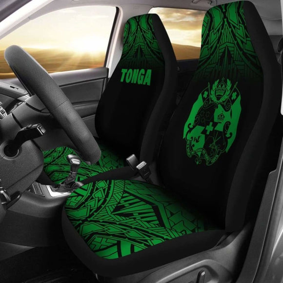 Tonga Polynesian Car Seat Covers - Green Fog - 11 181703 - YourCarButBetter