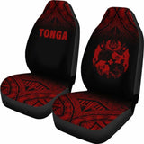 Tonga Polynesian Car Seat Covers - Red Black Fog - 11 181703 - YourCarButBetter