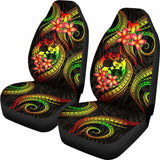 Tonga Polynesian Car Seat Covers - Reggae Plumeria - 11 181703 - YourCarButBetter