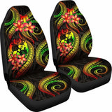 Tonga Polynesian Car Seat Covers - Reggae Plumeria - 11 181703 - YourCarButBetter