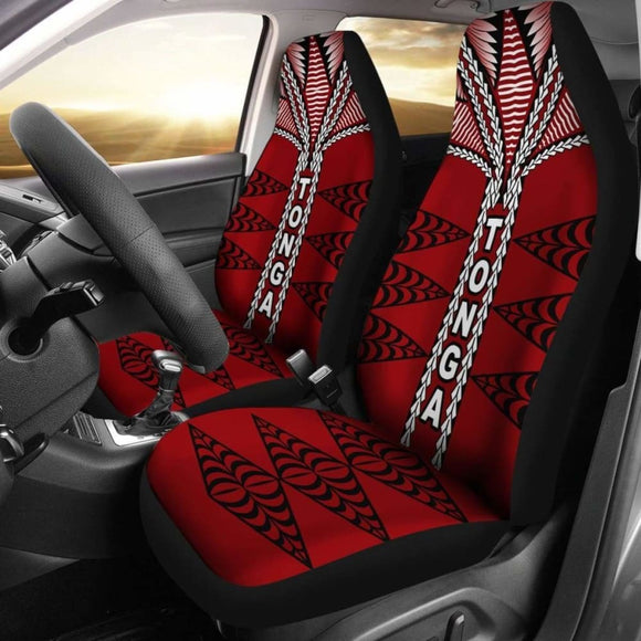 Tonga Polynesian Car Seat Covers - Tongan Ngatu Pattern - 12 181703 - YourCarButBetter