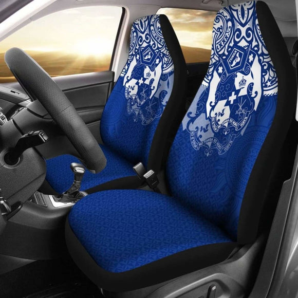 Tonga Polynesian Car Seat Covers Tongan Pride (Bright Blue) 15 181703 - YourCarButBetter