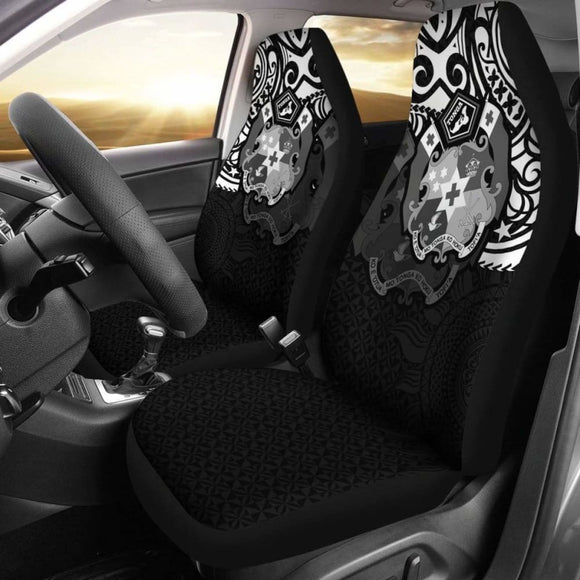 Tonga Polynesian Car Seat Covers - Tongan Pride (White)- 15 181703 - YourCarButBetter