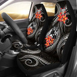 Tonga Polynesian Car Seat Covers - White Plumeria - 11 181703 - YourCarButBetter