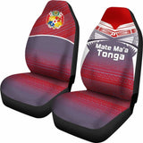 Tonga Polynesian Car Seat Covers - White Tattoo - 11 181703 - YourCarButBetter