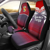 Tonga Polynesian Car Seat Covers - White Tattoo - 11 181703 - YourCarButBetter