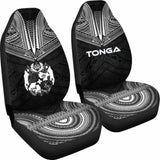 Tonga Polynesian Chief Car Seat Cover Black Version 10 181703 - YourCarButBetter