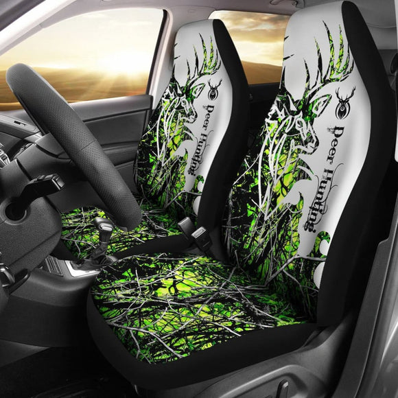 Toxic Deer Hunting Car Seat Covers 211007 - YourCarButBetter