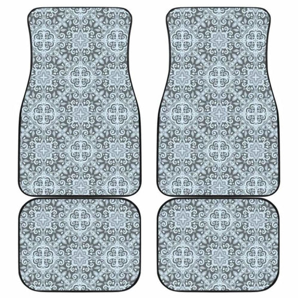 Traditional Indian Element Pattern Front And Back Car Mats 094201 - YourCarButBetter